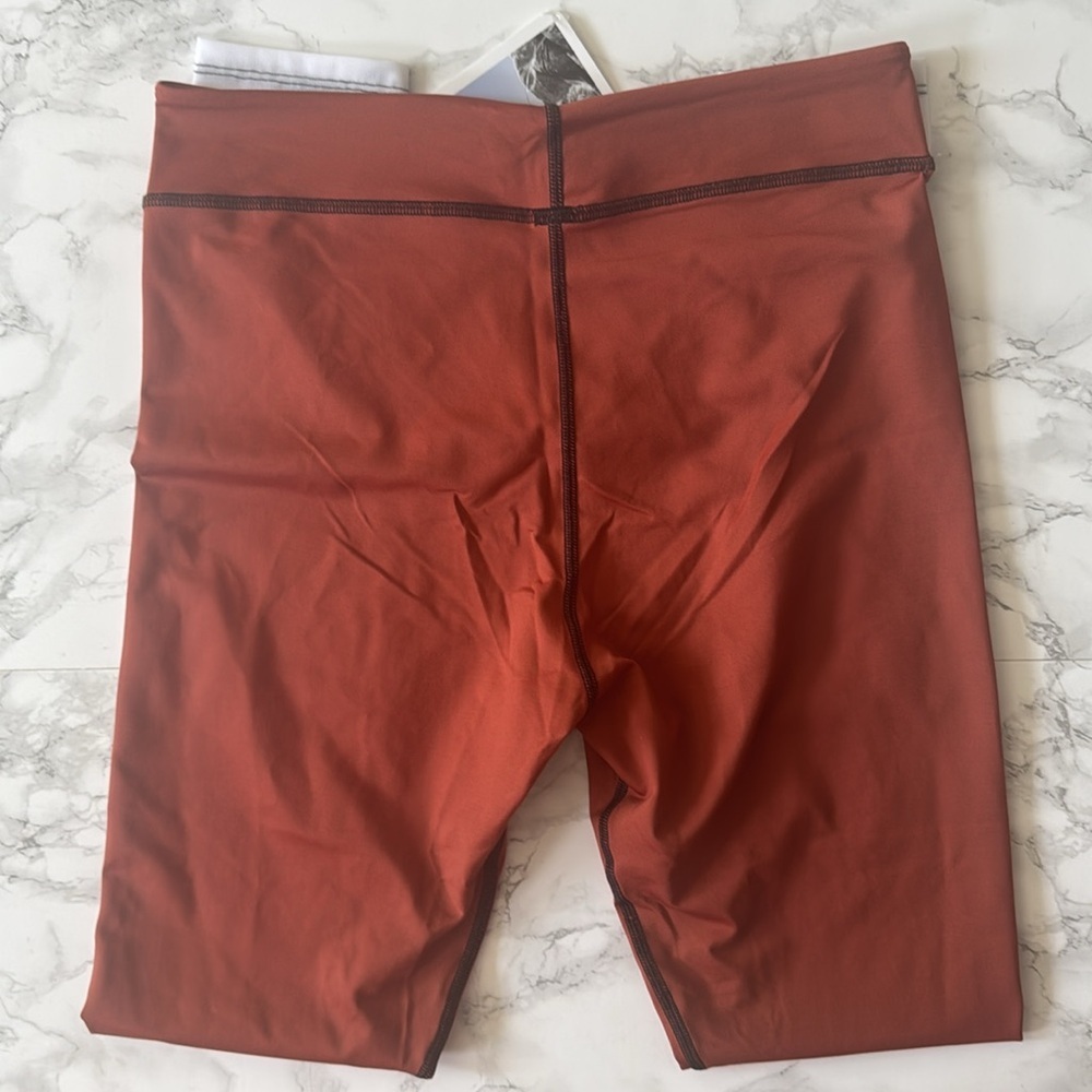 NWT Matek Jerboa Leggings Size Large​​ Taos Burnt Orange Activewear - Picture 7 of 7